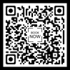 QR code for booking now with 12 options available