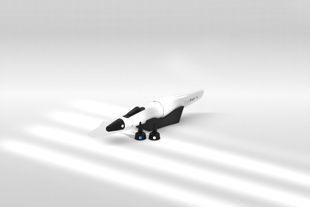 sleek white and black model airplane with blue accents showcasing innovative design and technology for 9 aviation enthusiasts